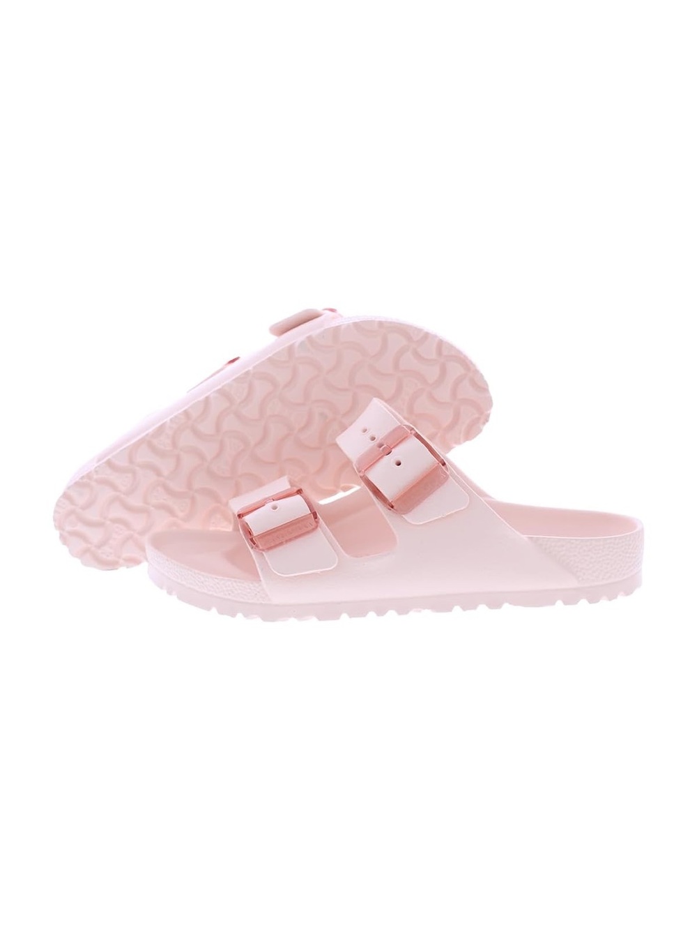 Birkenstock Women's Arizona Stealth Buckle EVA Sandals, Light Rose, size 8